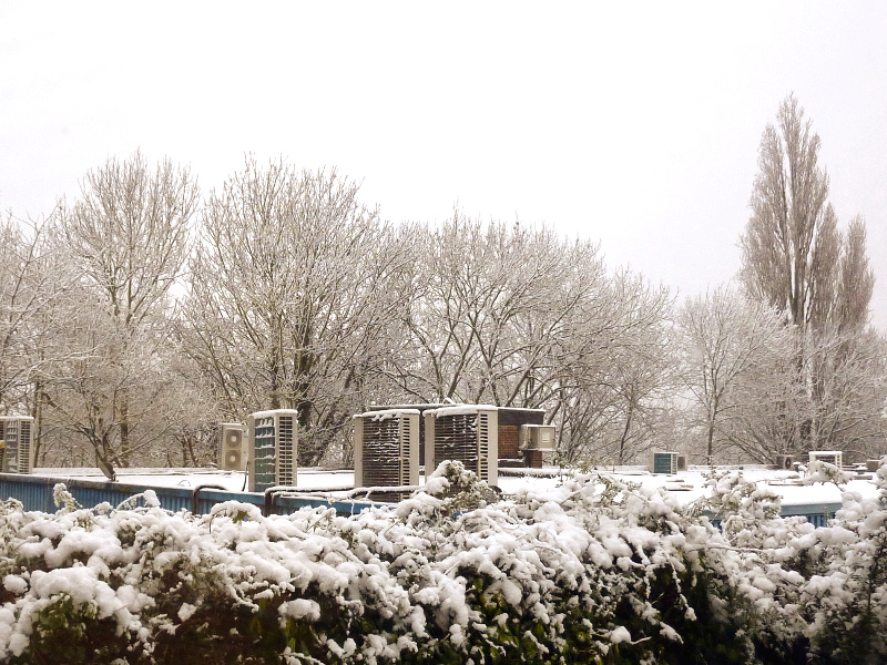 Condizionatori innevati